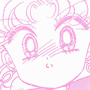 an image of chibi usa from sailor moon making a cute face